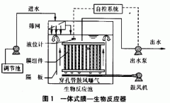 一体式膜—生物反应器处理医院污水